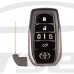 Корпус smart ключа Toyota Alphard 5 but TOYO30 / TOY48 Корпус smart ключа Toyota Alphard 5 but TOYO30 / TOY48
